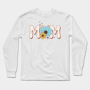 Mom Floral Minimalist Long Sleeve T-Shirt